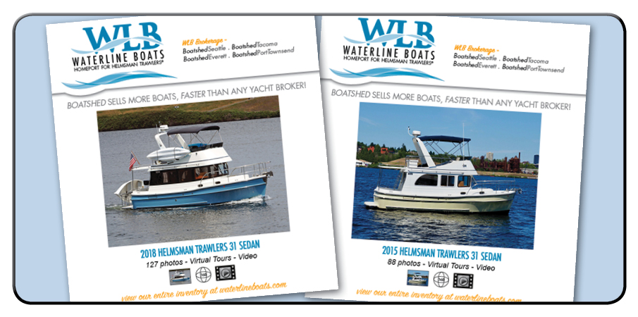 Helmsman Trawlers 31 Sedans Recently Listed For Sale by Waterline Boats