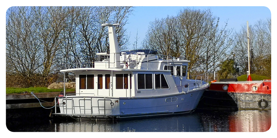 An Irish Helmsman Trawlers® in her berth
