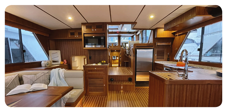 Cooking Aboard A Helmsman Trawlers®: Good Design Makes for an Enjoyable Experience
