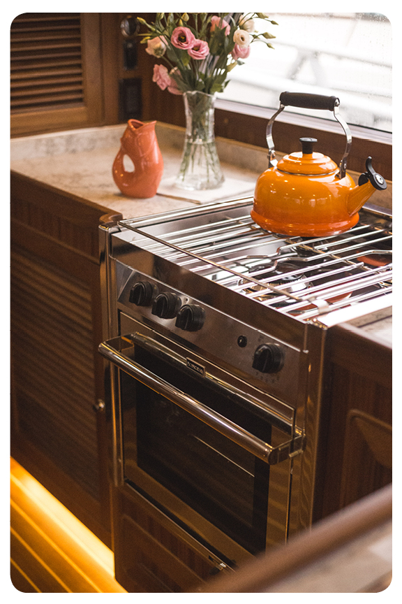 Cooking Aboard A Helmsman Trawlers®: Good Design Makes for an Enjoyable Experience