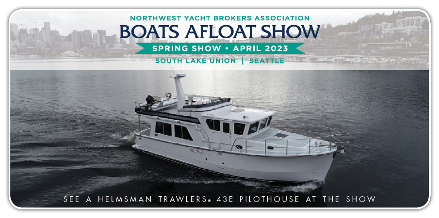 Helmsman Trawlers at 2023 Spring Boats Afloat Show